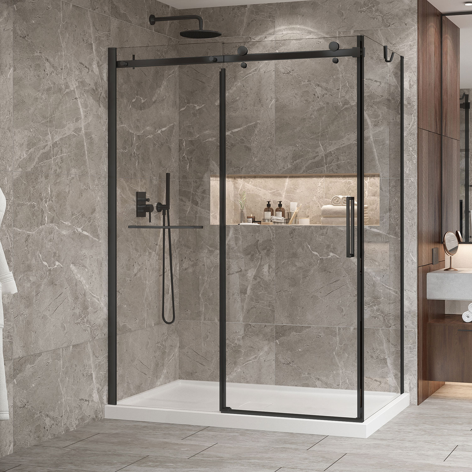 Porte de douche 60